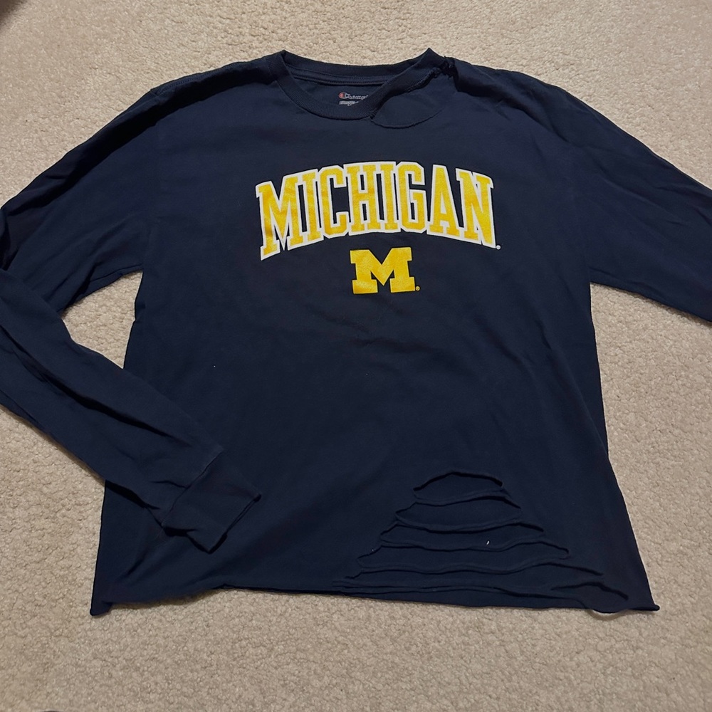 Michigan Distressed Shirt